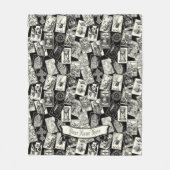 Gotische Tarot Kaart Victoriaans Witchcraft Apothe Fleece Deken (Voorkant)