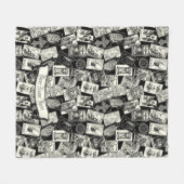 Gotische Tarot Kaart Victoriaans Witchcraft Apothe Fleece Deken (Voorkant (Horizontaal))