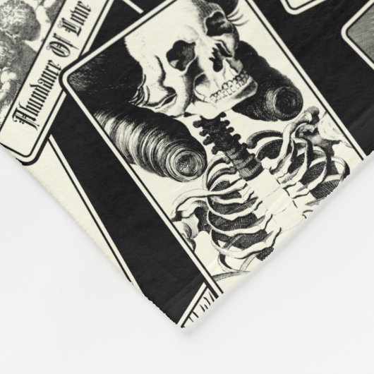 Gotische Tarot Kaart Victoriaans Witchcraft Apothe Fleece Deken (Hoek)