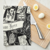 Gotische Tarot Kaart Victoriaans Witchcraft Apothe Theedoek (Quarter Fold)