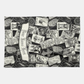 Gotische Tarot Kaart Victoriaans Witchcraft Apothe Theedoek (Horizontaal)