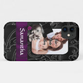 Gotische tattoo schedel Case-Mate iPhone case (Achterkant (horizontaal))