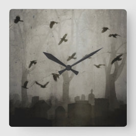 Gotische tijd vierkante klok