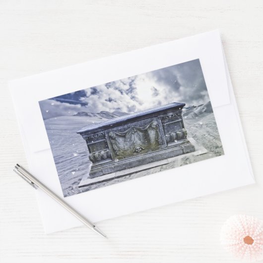 Gotische tombe stickers (Envelop)