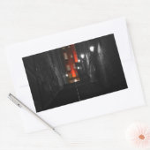 Gotische Trap Rechthoekige Sticker (Envelop)