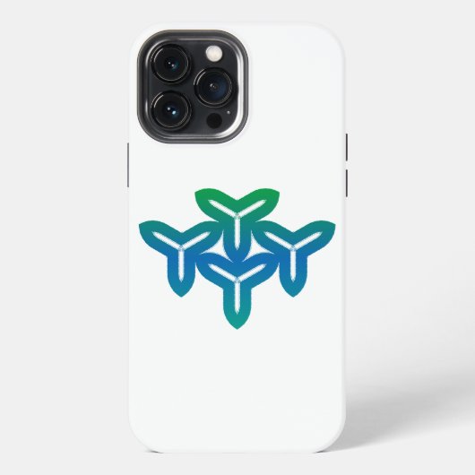 Gotische Tri-blade iPhone Hoesje (Achterkant)