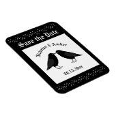 Gotische Trouwkus Raven Douane Magneet (Rechterzijde)