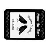 Gotische Trouwkus Raven Douane Magneet (Horizontaal)