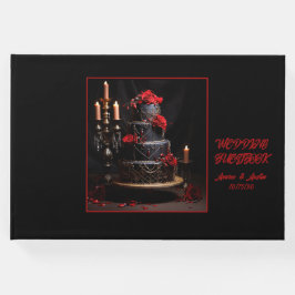 Gotische Trouwtaart Guestbook Gastenboek