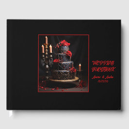 Gotische Trouwtaart Guestbook Gastenboek