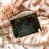 Gotische tuin bruiloft Romance RSVP Kaartje