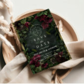 Gotische tuin bruiloft Romance Save The Date