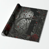 Gotische Tuin Cadeaupapier (Uitgerold)