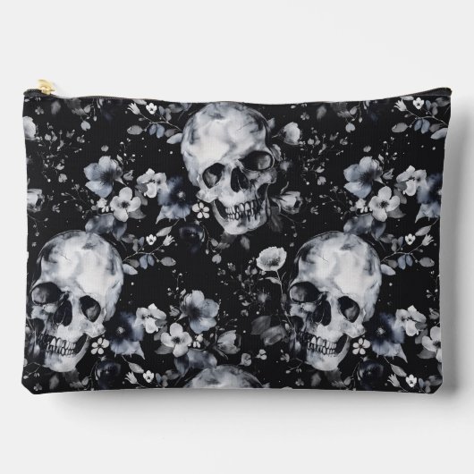 Gotische Tuinschedels en Bloemen Gothic Zomer Etui (Voorkant)