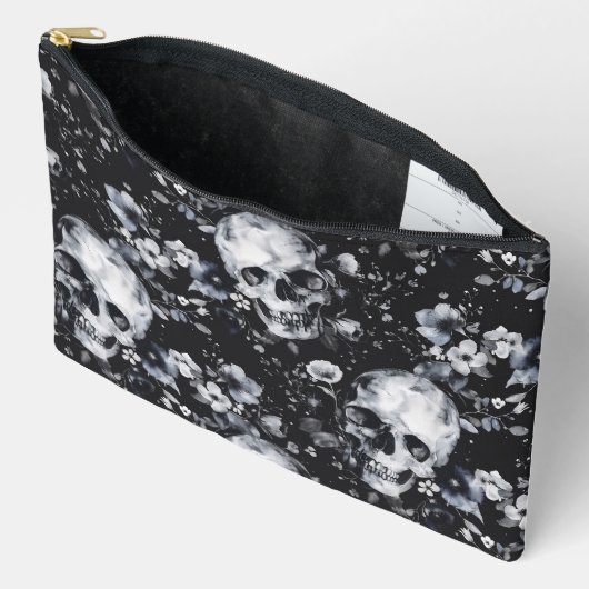 Gotische Tuinschedels en Bloemen Gothic Zomer Etui (Open)