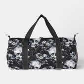 Gotische Tuinschedels en Bloemen Gothic Zomer Plunjezak (Voorkant)