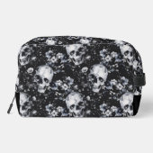 Gotische Tuinschedels en Bloemen Gothic Zomer Toilettasje (Achterkant)