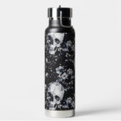 Gotische Tuinschedels en Bloemen Gothic Zomer Waterfles (Links)