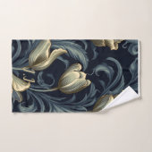 Gotische Tulpen Floral Monogram Pickleball Handdoe Handdoek (Handdoek)