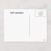 Gotische Uil Kaarsen Moon Fence Feestdagenkaart (Achterkant)