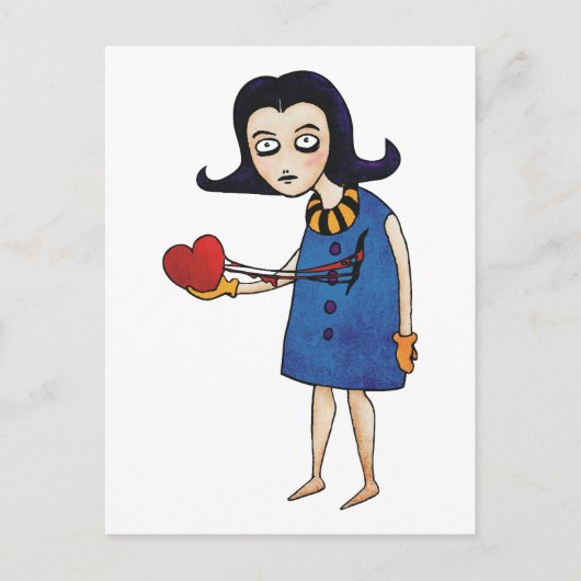 Gotische Valentijn Feestdagenkaart (Voorkant)