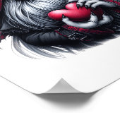 gotische Valentijn gnoom Poster (Hoek)