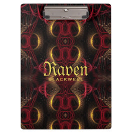 Gotische Valentijn Gold Hearts Dark Arts Klembord