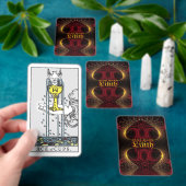 Gotische Valentijn Gold Hearts Dark Arts Pokerkaarten (Insitu)