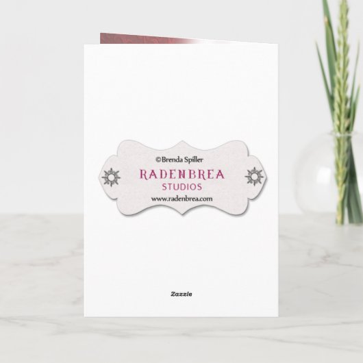 Gotische Valentijn Kaart (Achterkant)