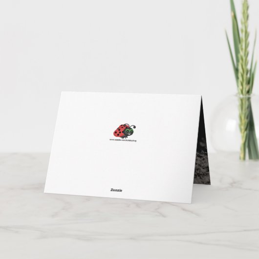 Gotische Valentijn Rood Hart in Krijt Feestdagen Kaart (Achterkant)