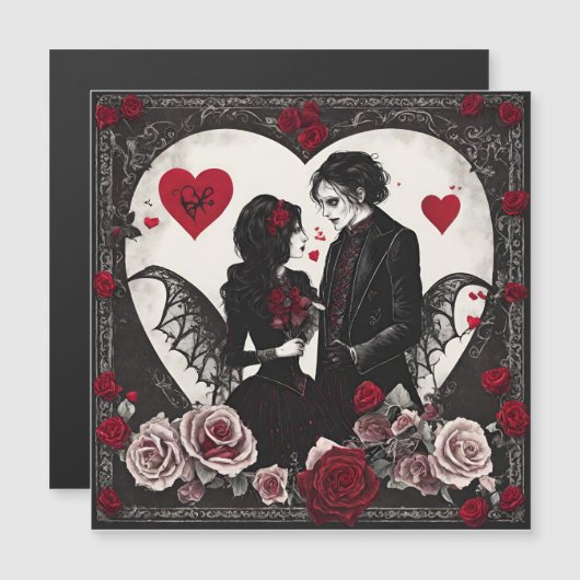 Gotische valentijnen (Voorkant / Achterkant)