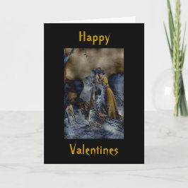gotische Valentijnsdag Kaart