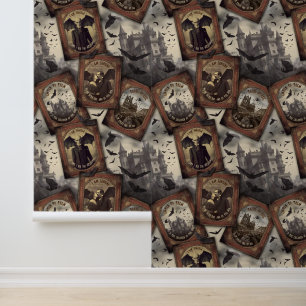 Gotische Vampier Bat Bram Stoker Halloween Behang