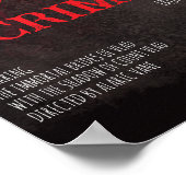 Gotische Vampier Bruiden Crimson Throne Poster (Hoek)