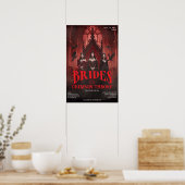Gotische Vampier Bruiden Crimson Throne Poster (Keuken)