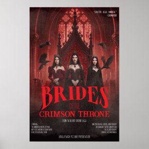 Gotische Vampier Bruiden Crimson Throne Poster