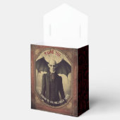 Gotische  Vampier Dracula Halloween Party Bedankdoosjes (Geopend)