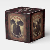 Gotische  Vampier Dracula Halloween Party Bedankdoosjes (Voorkant Zijde)