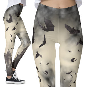 Gotische Vampier Dracula's Castle Halloween Leggin Leggings