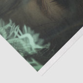 Gotische Vampier Emerald Nightshade Decoupage Tissuepapier (Detail)