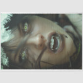 Gotische Vampier Emerald Nightshade Decoupage Tissuepapier (Voorkant)