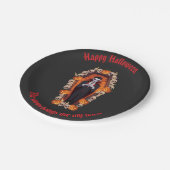 🧛♂️ Gotische Vampier Halloween Zwart Papier Bord (Gekanteld)