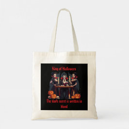 🧛♂️ Gotische Vampier Halloween Zwarte Canvas tas