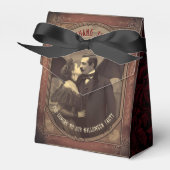 Gotische  Vampier Kiss Dracula Halloween Bedankdoosjes (Voorkant Zijde)