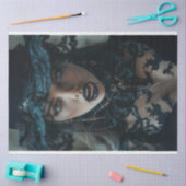 Gotische Vampier Lady Nocturne Decoupage Tissuepapier (Craft)