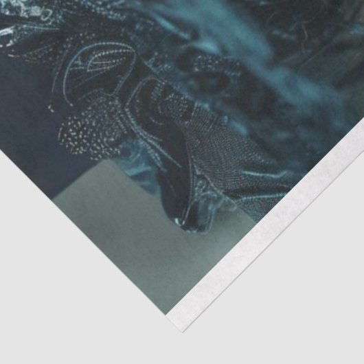 Gotische Vampier Lady Nocturne Decoupage Tissuepapier (Detail)