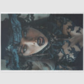 Gotische Vampier Lady Nocturne Decoupage Tissuepapier (Voorkant)