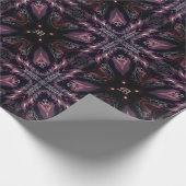 Gotische vampier monogram cadeaupapier (Hoek)