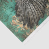 Gotische Vampier Skelet Zeemeermin Schedel Decoupa Tissuepapier (Detail)