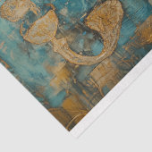 Gotische Vampier Skelet Zeemeermin Schedel Decoupa Tissuepapier (Detail)